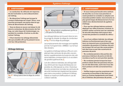 2019-2023 Seat Mii Bedienungsanleitung | Französisch