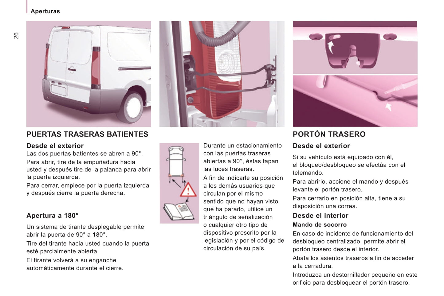 2014-2016 Citroën Jumpy/Dispatch Owner's Manual | Spanish