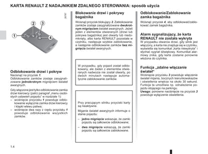 2015-2016 Renault Scénic Owner's Manual | Polish
