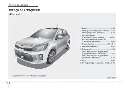 2018 Kia Rio Owner's Manual | French