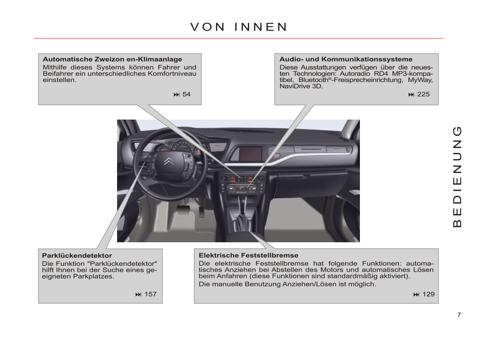 2008-2010 Citroën C5 Owner's Manual | German
