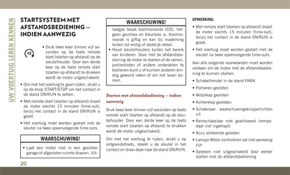 2017-2020 Jeep Compass Bedienungsanleitung | Niederländisch