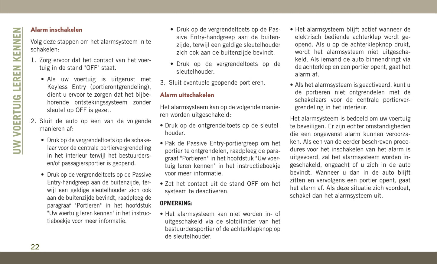 2017-2020 Jeep Compass Bedienungsanleitung | Niederländisch