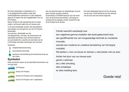 2016 Citroën C4 Picasso/Grand C4 Picasso Owner's Manual | Dutch