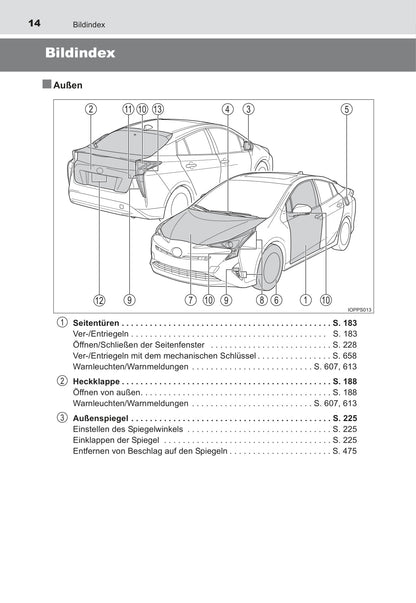2016-2017 Toyota Prius Owner's Manual | German