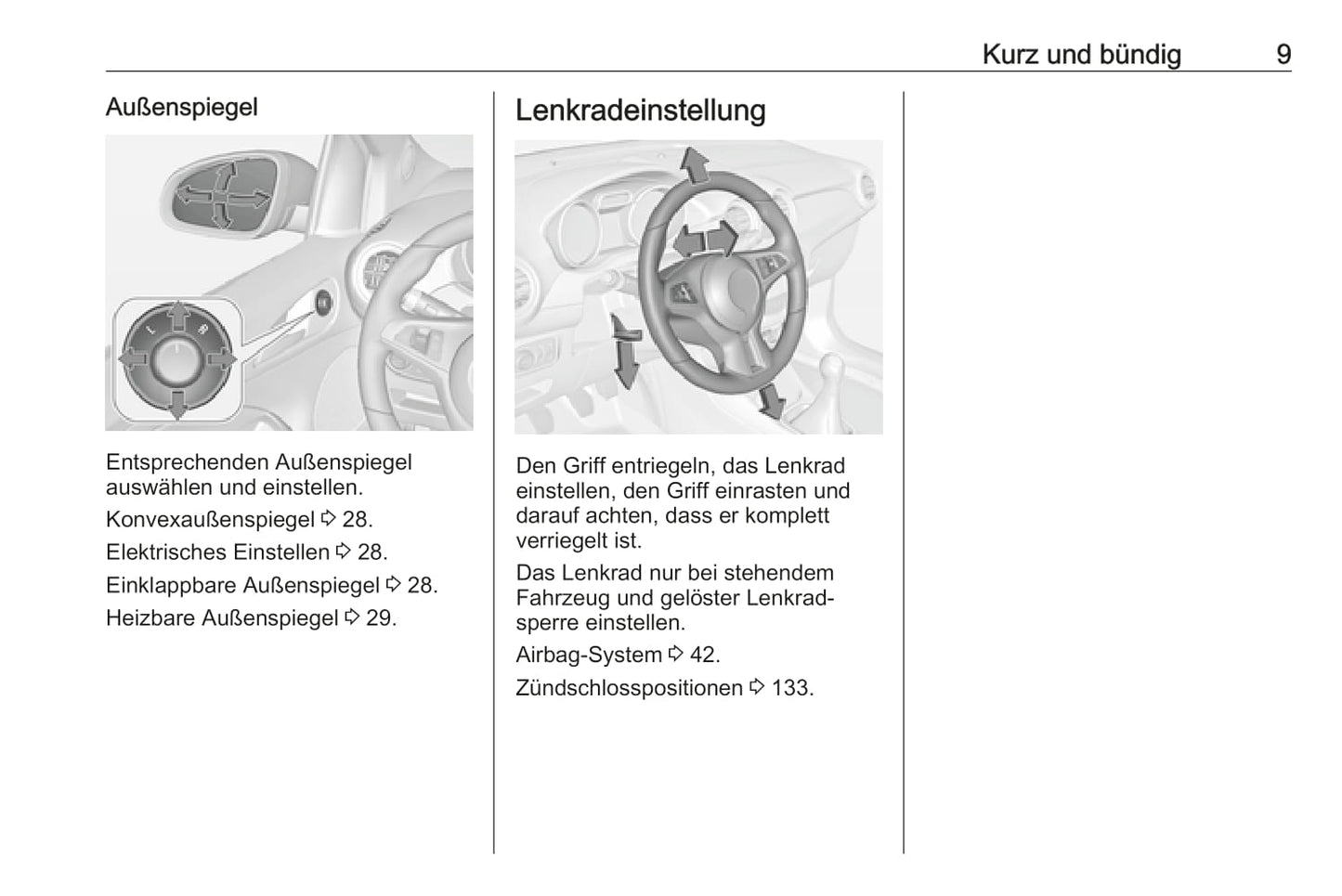 2018-2019 Opel Adam Owner's Manual | German