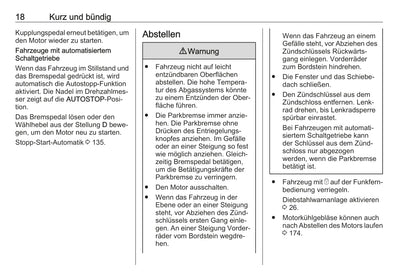 2018-2019 Opel Adam Owner's Manual | German