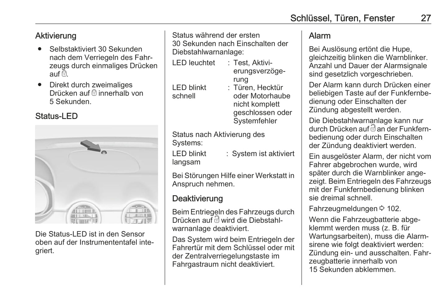 2018-2019 Opel Adam Manuel du propriétaire | Allemand