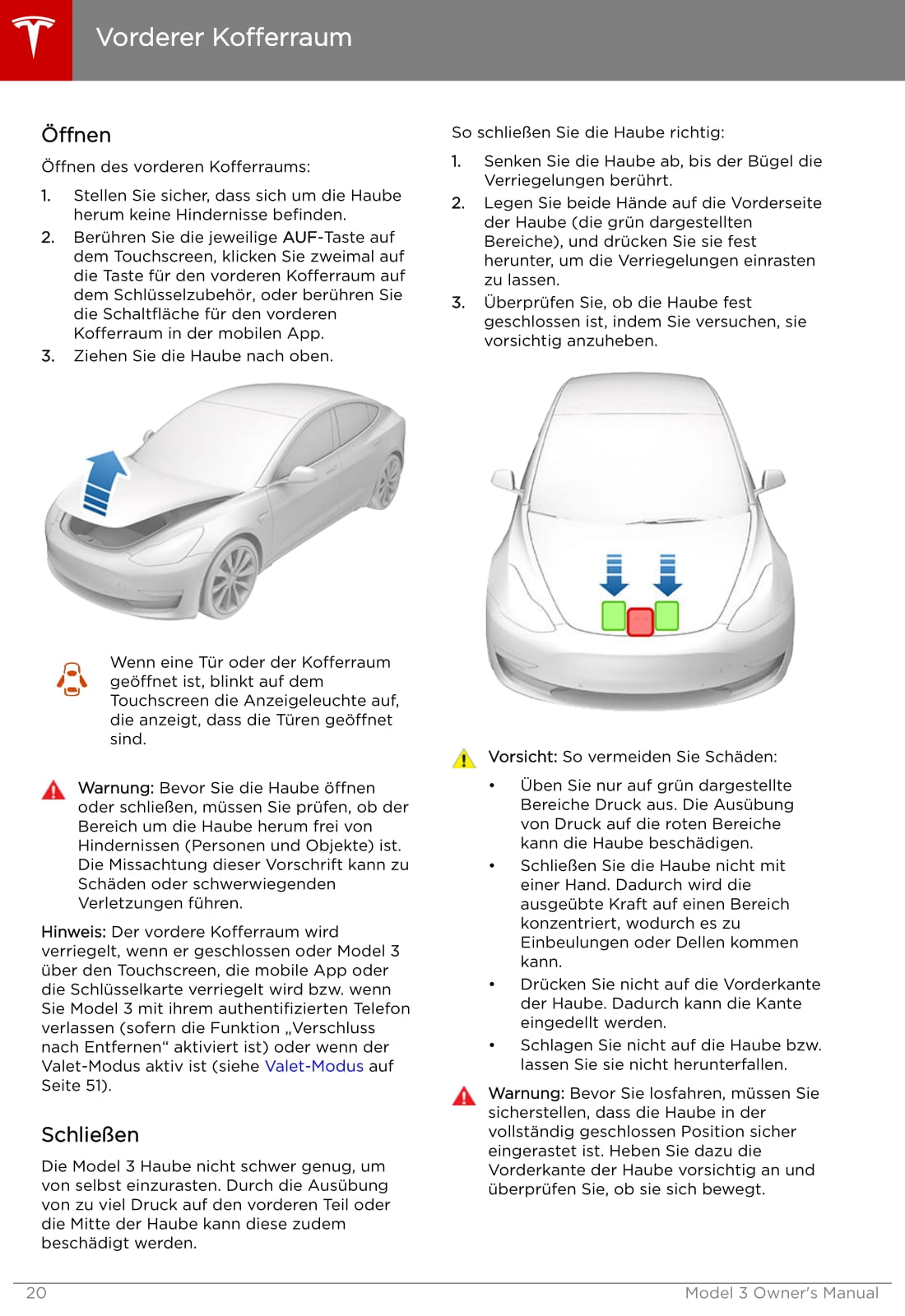 2019 Tesla Model 3 Owner's Manual | German