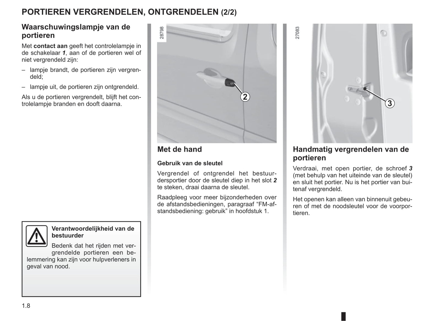 2011-2012 Renault Kangoo Be Bop Gebruikershandleiding | Nederlands