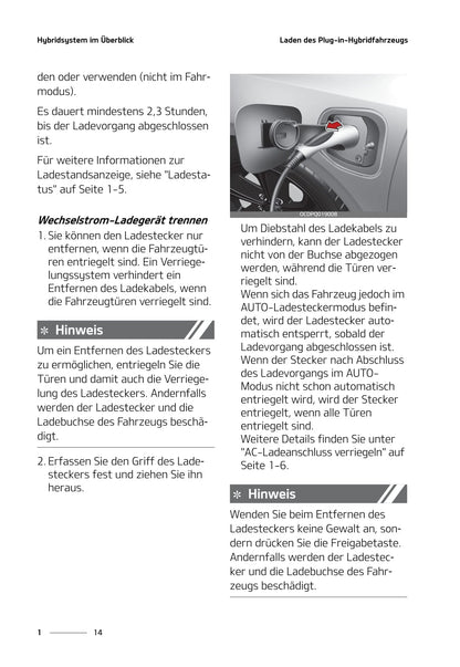 2020-2021 Kia Ceed Plug-in Hybrid Gebruikershandleiding | Duits