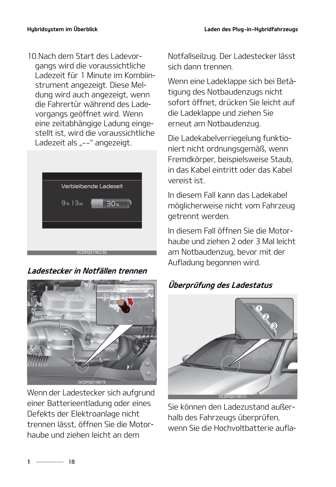 2020-2021 Kia Ceed Plug-in Hybrid Owner's Manual | German