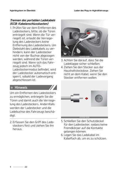 2020-2021 Kia Ceed Plug-in Hybrid Bedienungsanleitung | Deutsch