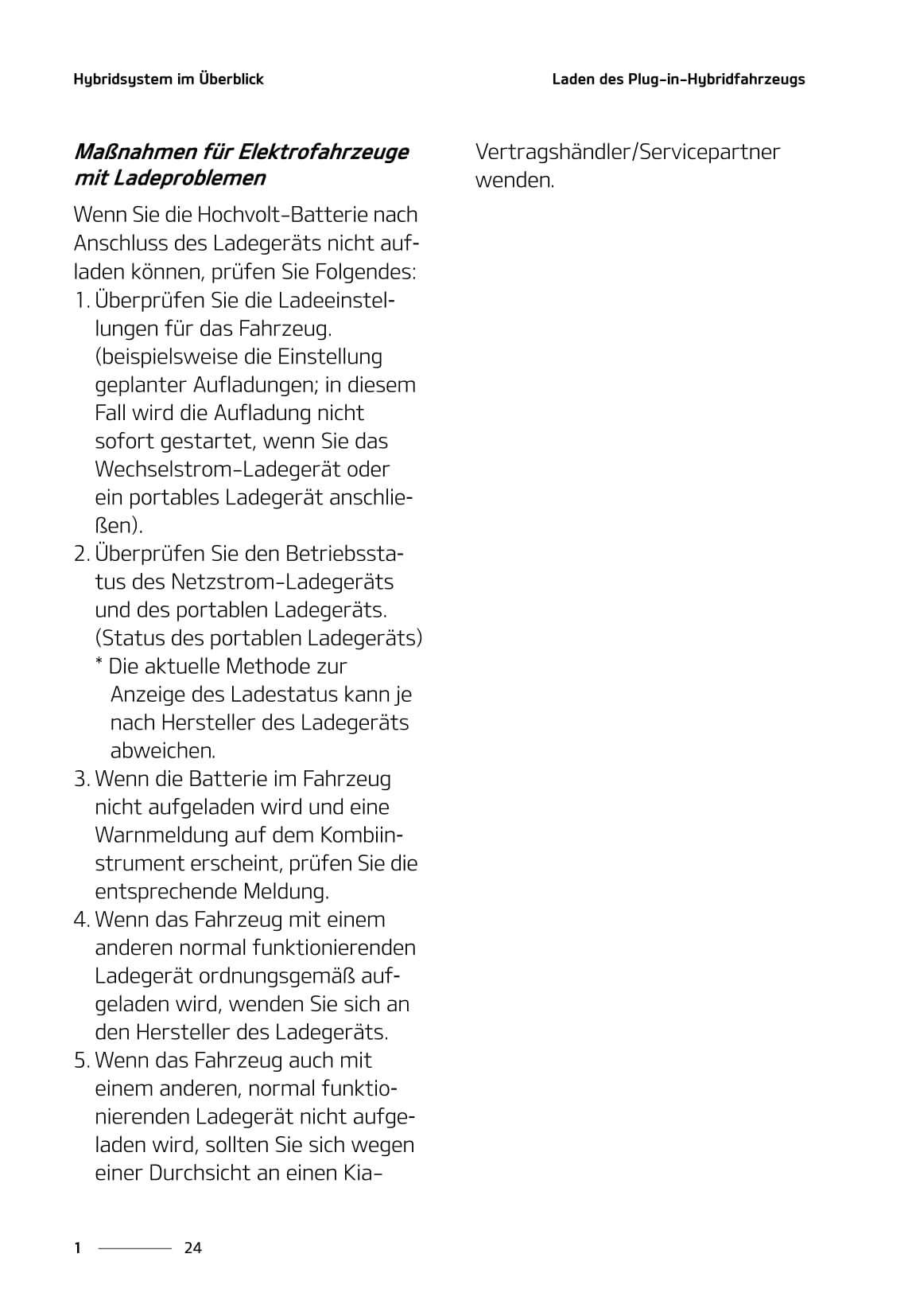 2020-2021 Kia Ceed Plug-in Hybrid Owner's Manual | German