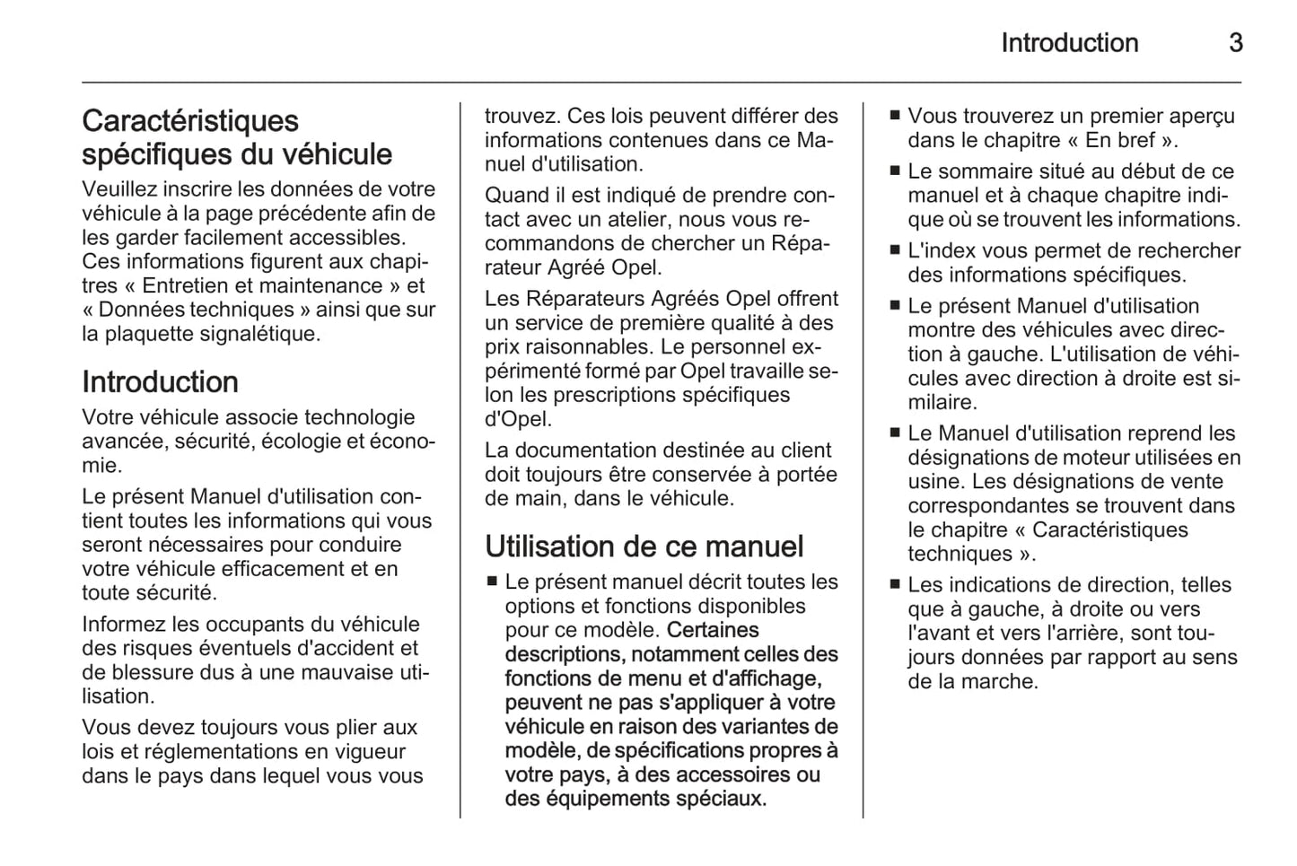 2014 Opel Vivaro Bedienungsanleitung | Französisch