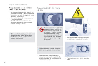 2017-2018 Citroën e-Berlingo Multispace/Berlingo Electric Supplement Manual | Spanish