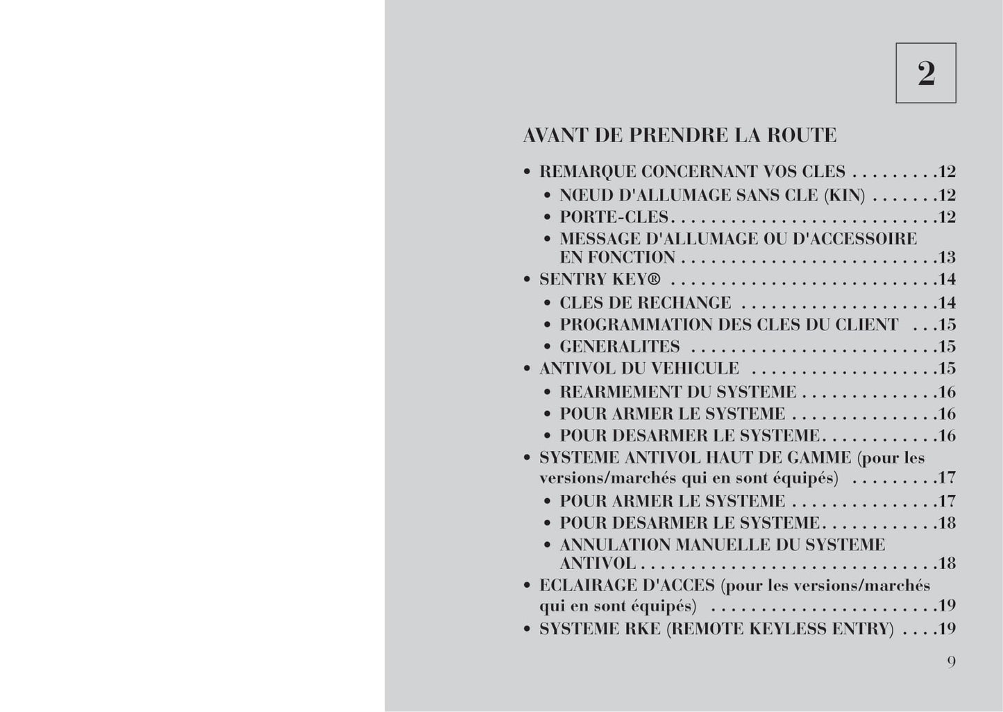 2011-2014 Lancia Thema Bedienungsanleitung | Französisch