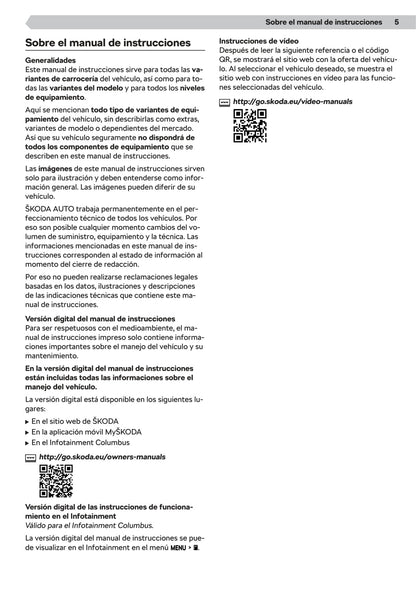 2020 Skoda Octavia Gebruikershandleiding | Spaans