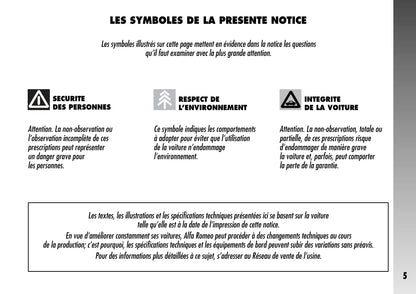 2004-2007 Alfa Romeo 156 GTA Owner's Manual | French