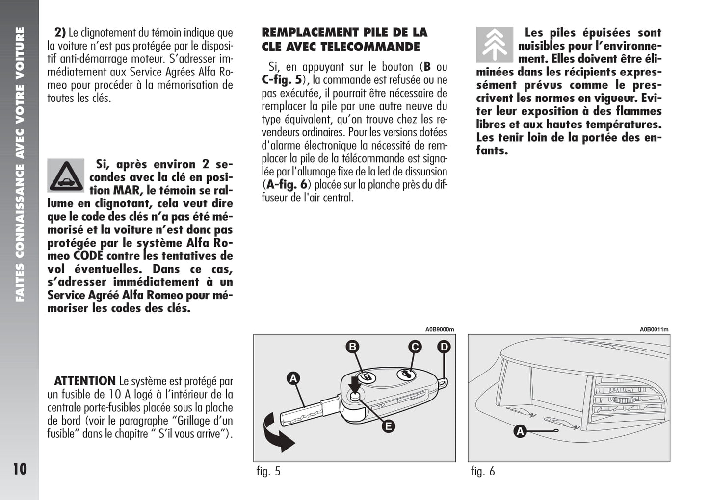 2004-2007 Alfa Romeo 156 Gebruikershandleiding | Frans