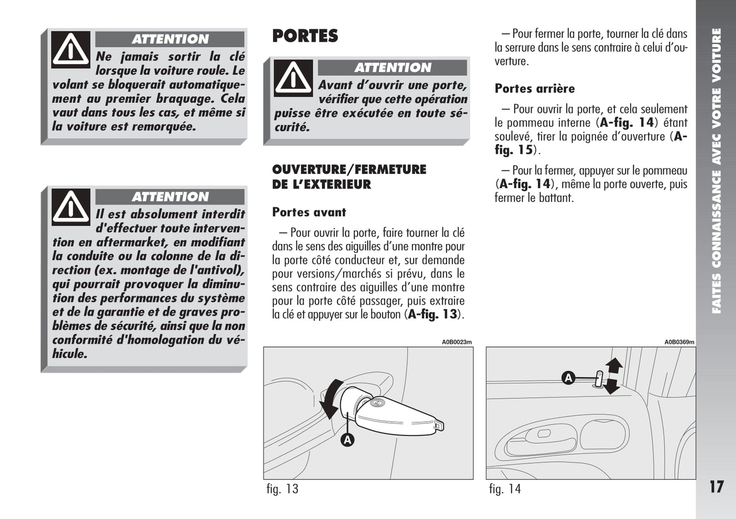 2004-2007 Alfa Romeo 156 GTA Owner's Manual | French