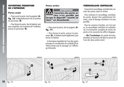 2004-2007 Alfa Romeo 156 Gebruikershandleiding | Frans