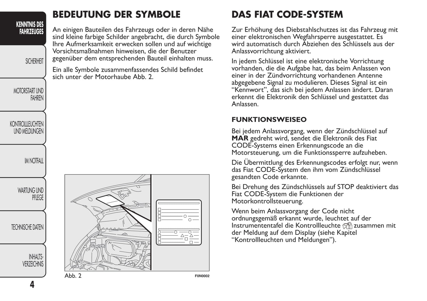 2013-2014 Fiat Ducato Euro 5 Bedienungsanleitung | Deutsch