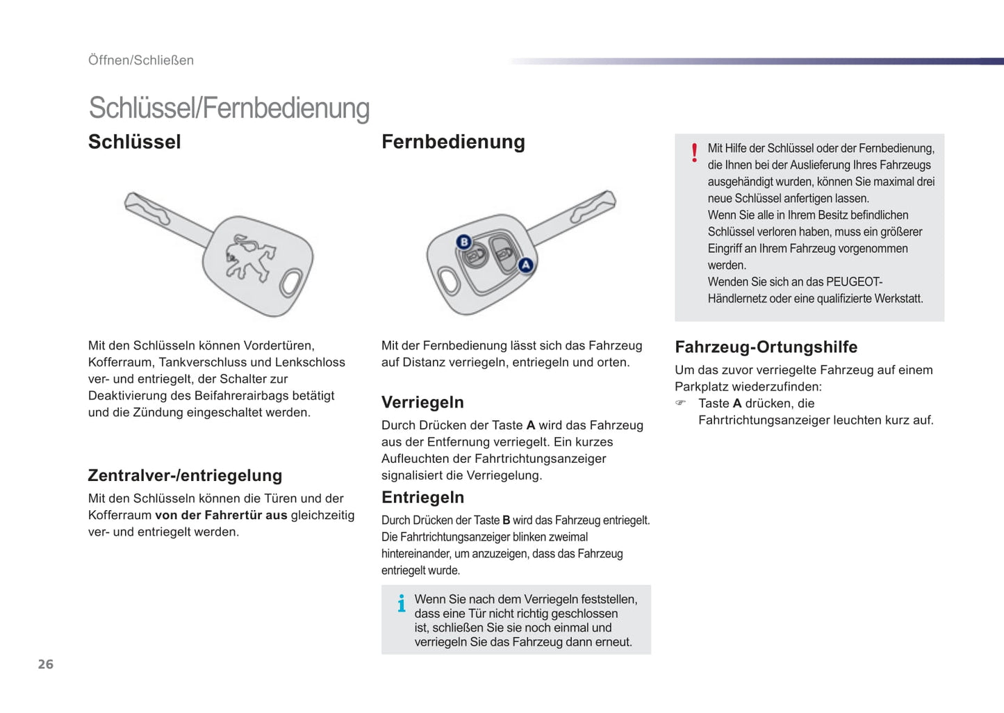 2012-2014 Peugeot 107 Bedienungsanleitung | Deutsch