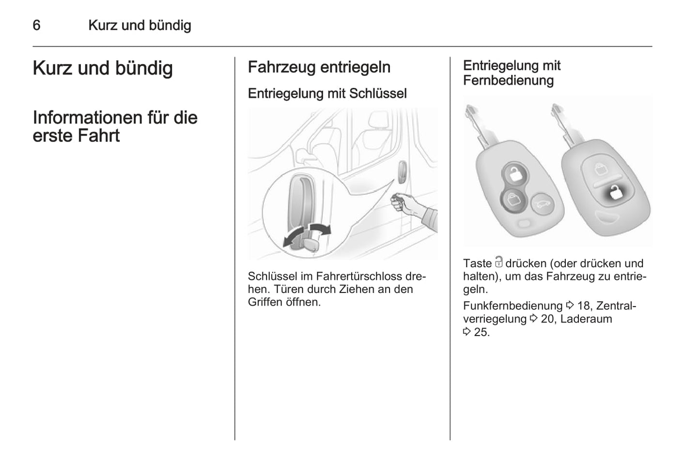 2012-2014 Opel Vivaro Owner's Manual | German
