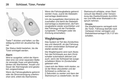 2012-2014 Opel Vivaro Bedienungsanleitung | Deutsch