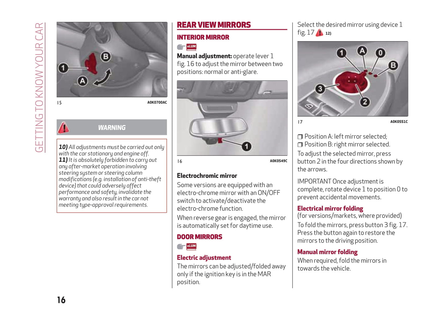 2014-2016 Alfa Romeo Giulietta Owner's Manual | English