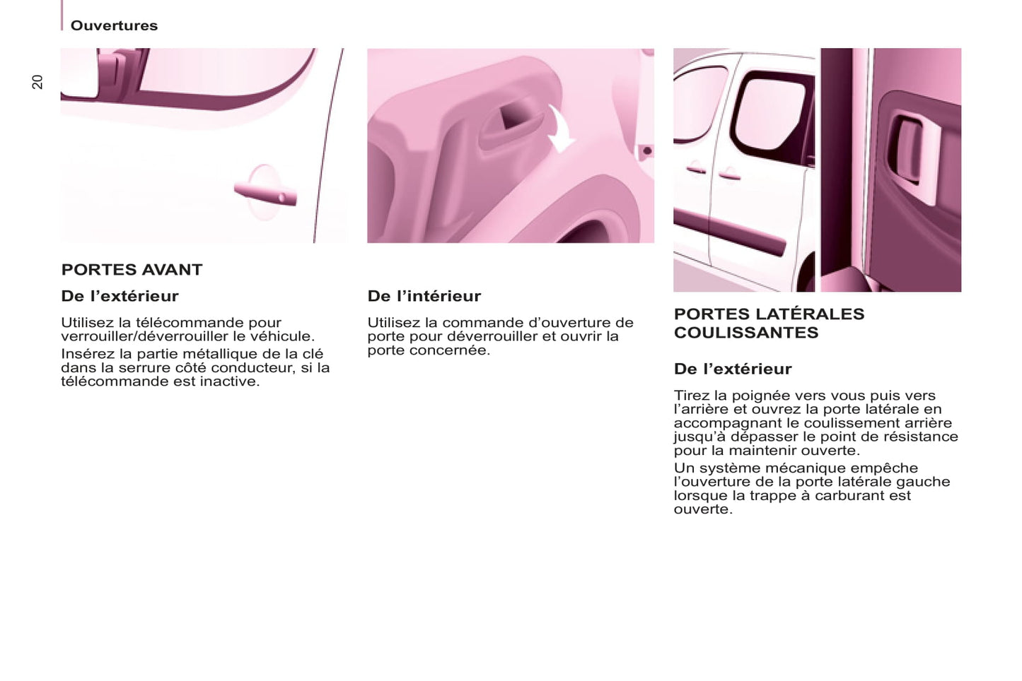 2011-2012 Peugeot Partner Tepee Gebruikershandleiding | Frans