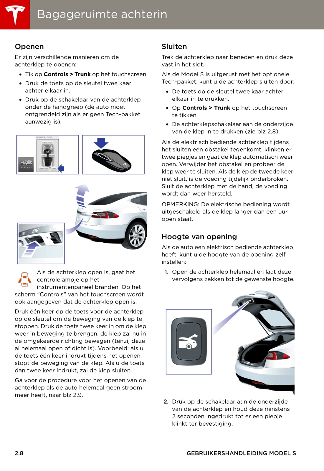 2013-2016 Tesla Model S Gebruikershandleiding | Nederlands