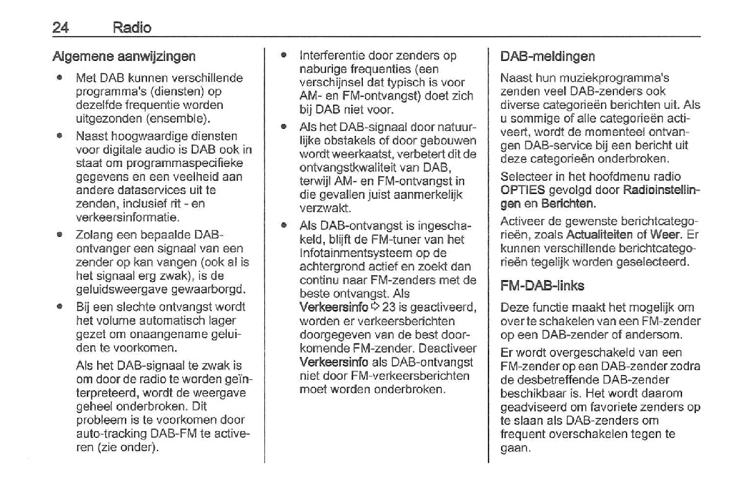 Opel Crossland Infotainment Handleiding 2020 - 2023