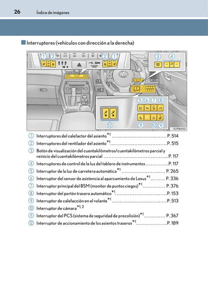 2016-2017 Lexus NX 300h Gebruikershandleiding | Spaans