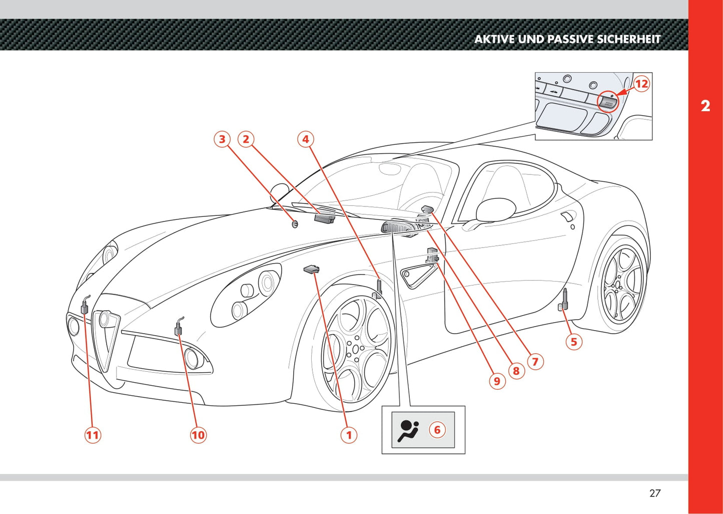 2008 Alfa Romeo 8C Owner's Manual | German