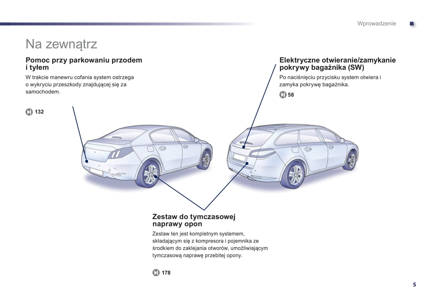 2012-2014 Peugeot 508 Bedienungsanleitung | Polnisch