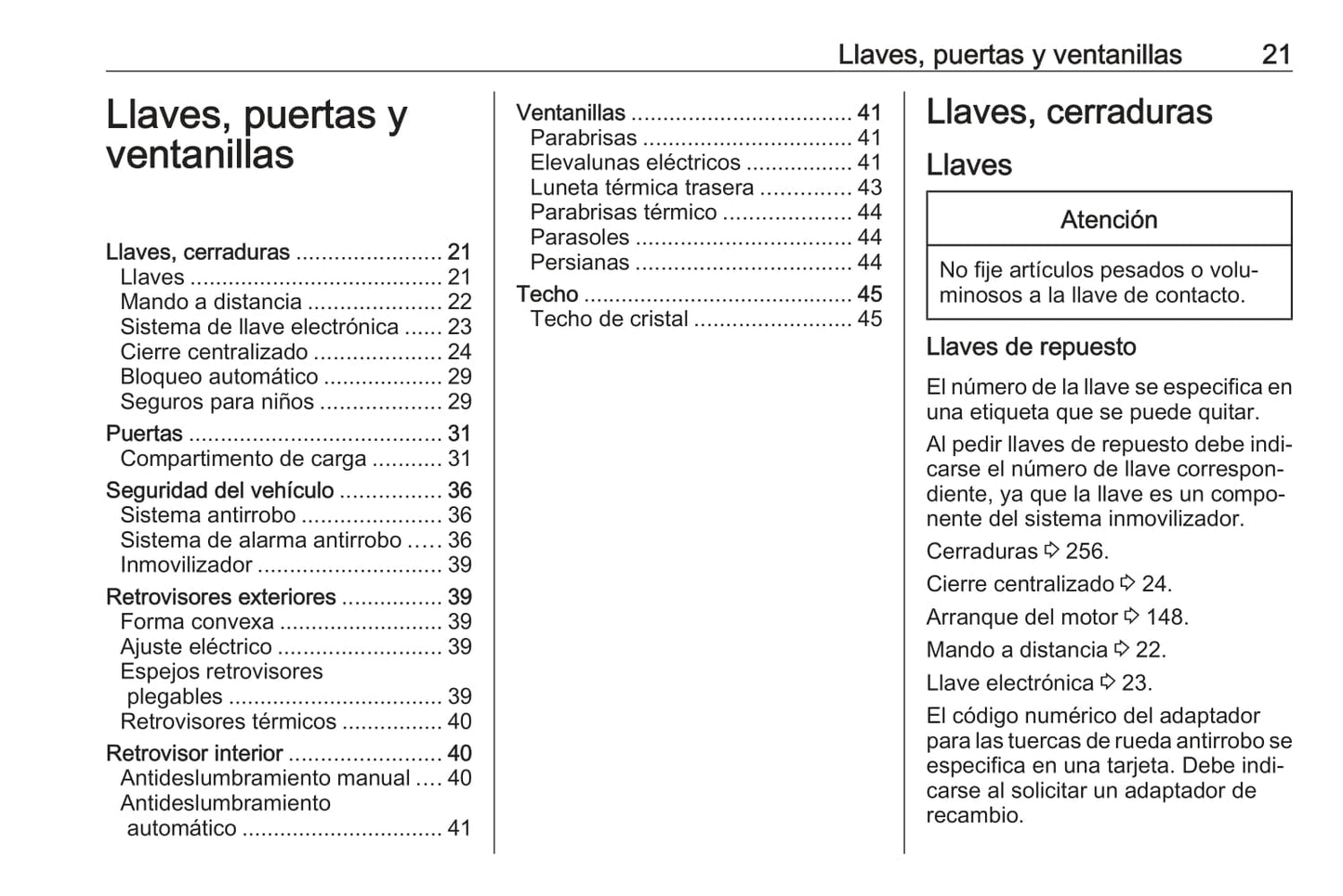 2018 Opel Grandland X Owner's Manual | Spanish