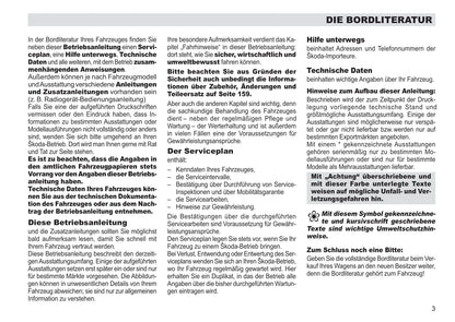 2004-2007 Skoda Octavia Tour I Owner's Manual | German