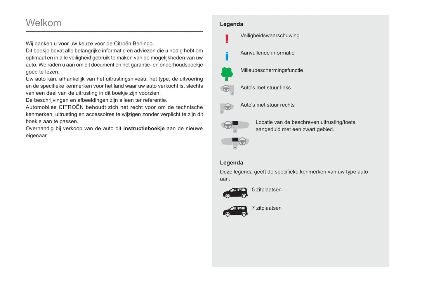 2019-2022 Citroën Berlingo Gebruikershandleiding | Nederlands