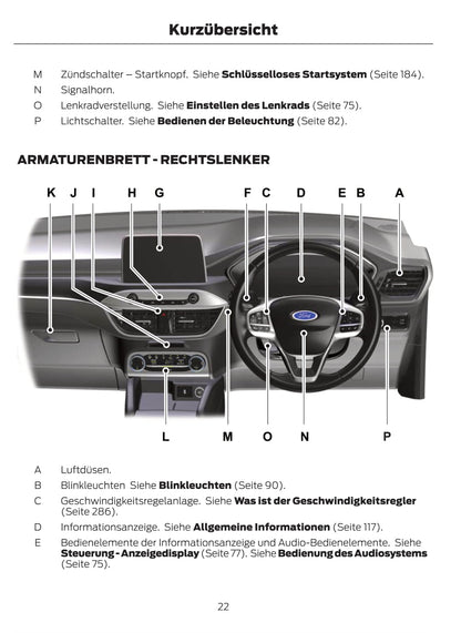2021 Ford Kuga Bedienungsanleitung | Deutsch
