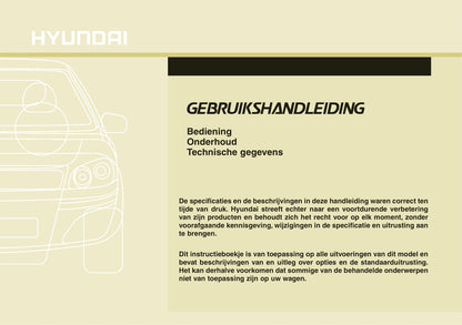 2016-2021 Hyundai Santa Fe Owner's Manual | Dutch