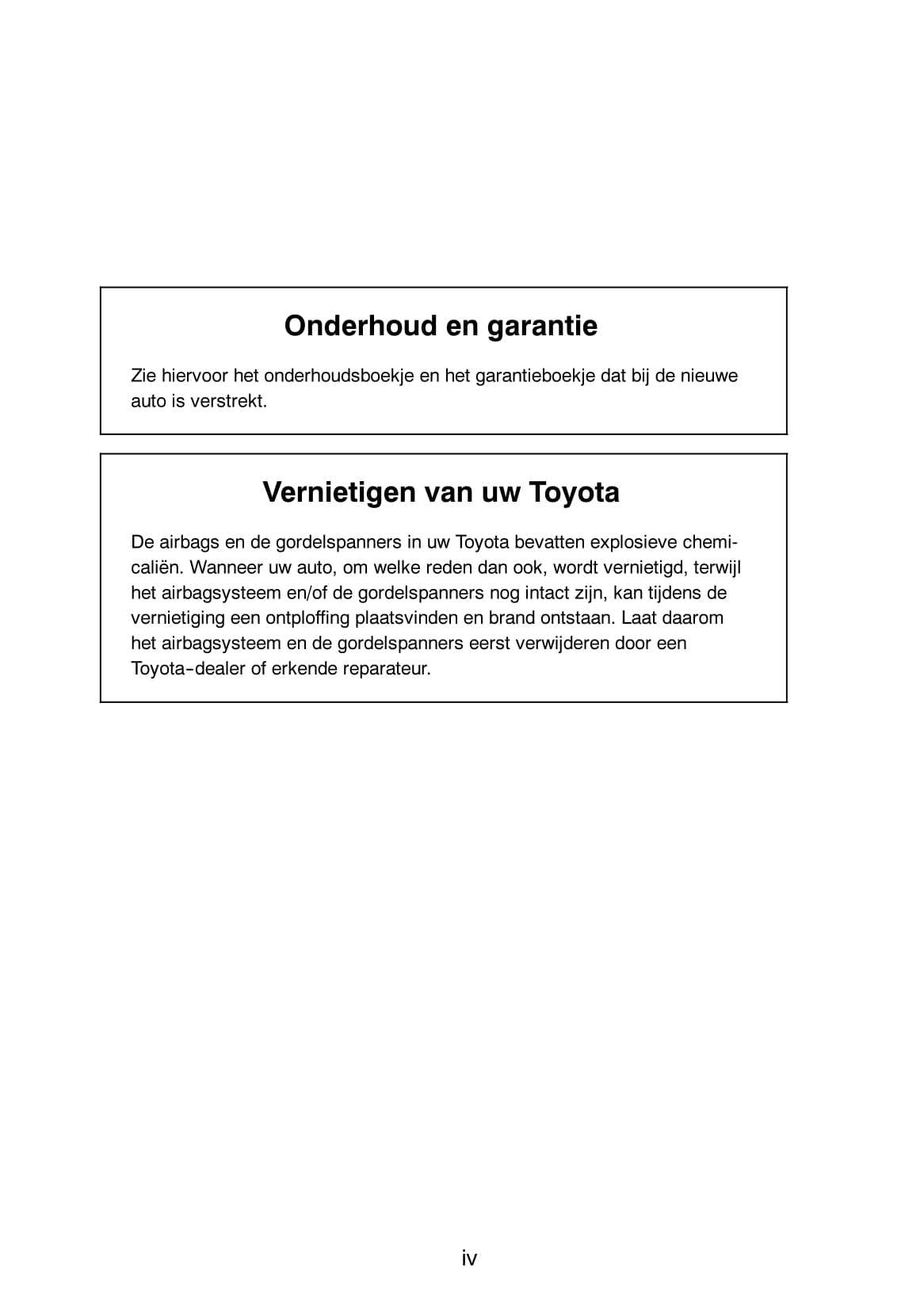 2003-2006 Toyota Avensis Manuel du propriétaire | Néerlandais