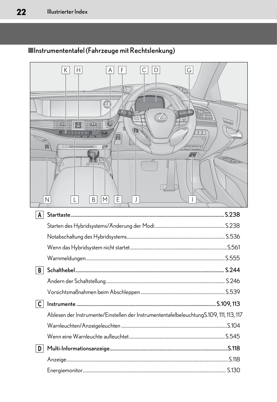 2020 Lexus LS 500h Bedienungsanleitung | Deutsch