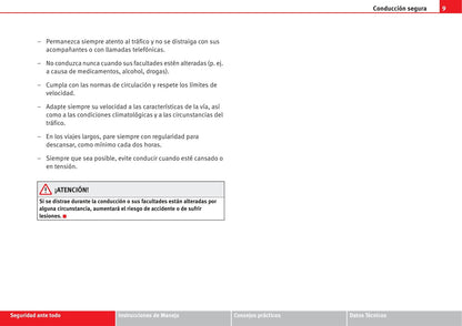 2004-2009 Seat Altea Gebruikershandleiding | Spaans