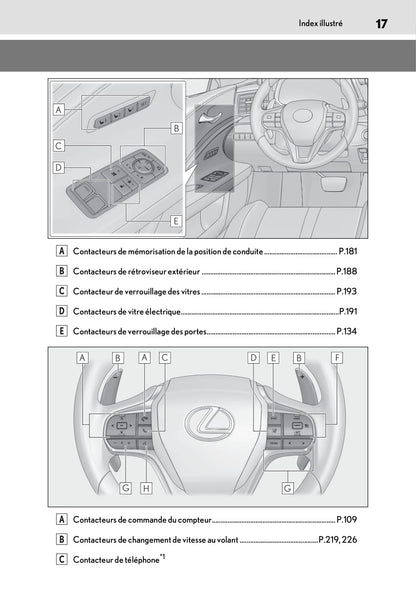 2019-2020 Lexus LC 500/LC 500h Owner's Manual | French