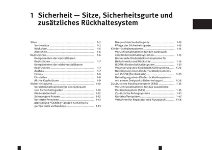 2016-2017 Infiniti QX70 Owner's Manual | German