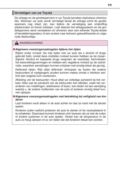 2019-2020 Toyota Hilux Owner's Manual | Dutch