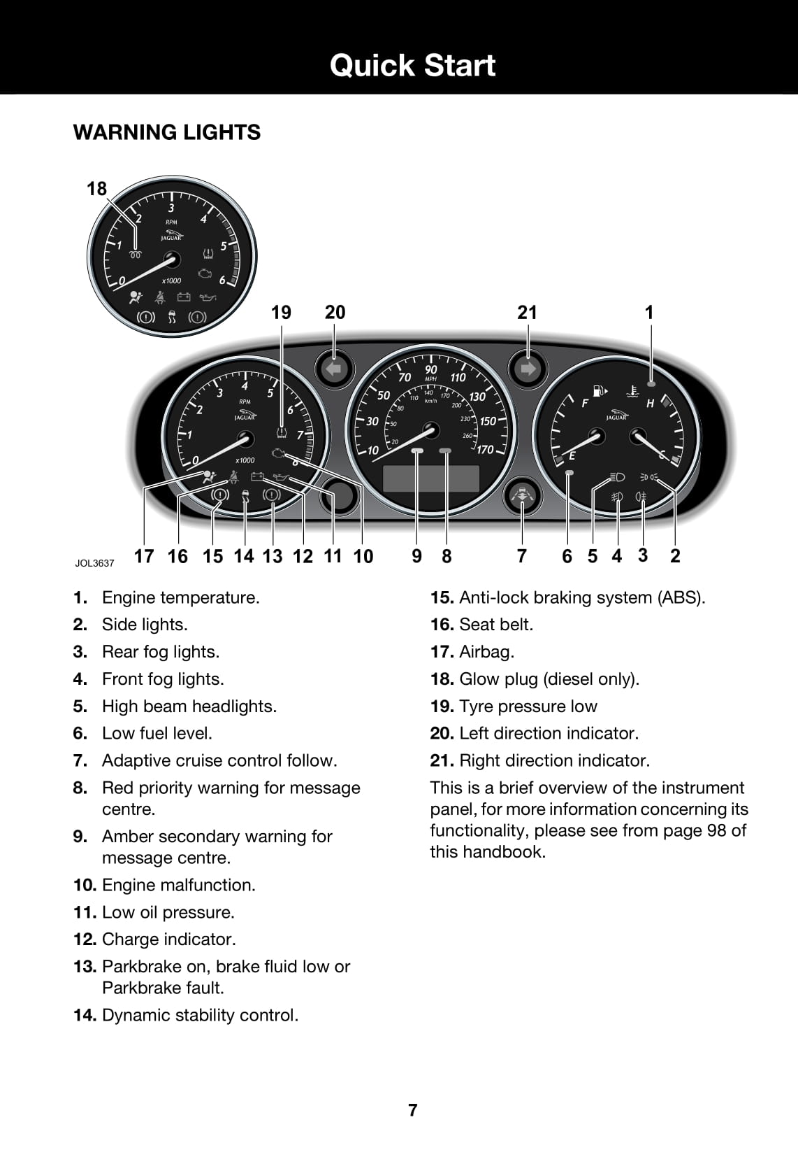 2006-2007 Jaguar XJ Owner's Manual | English