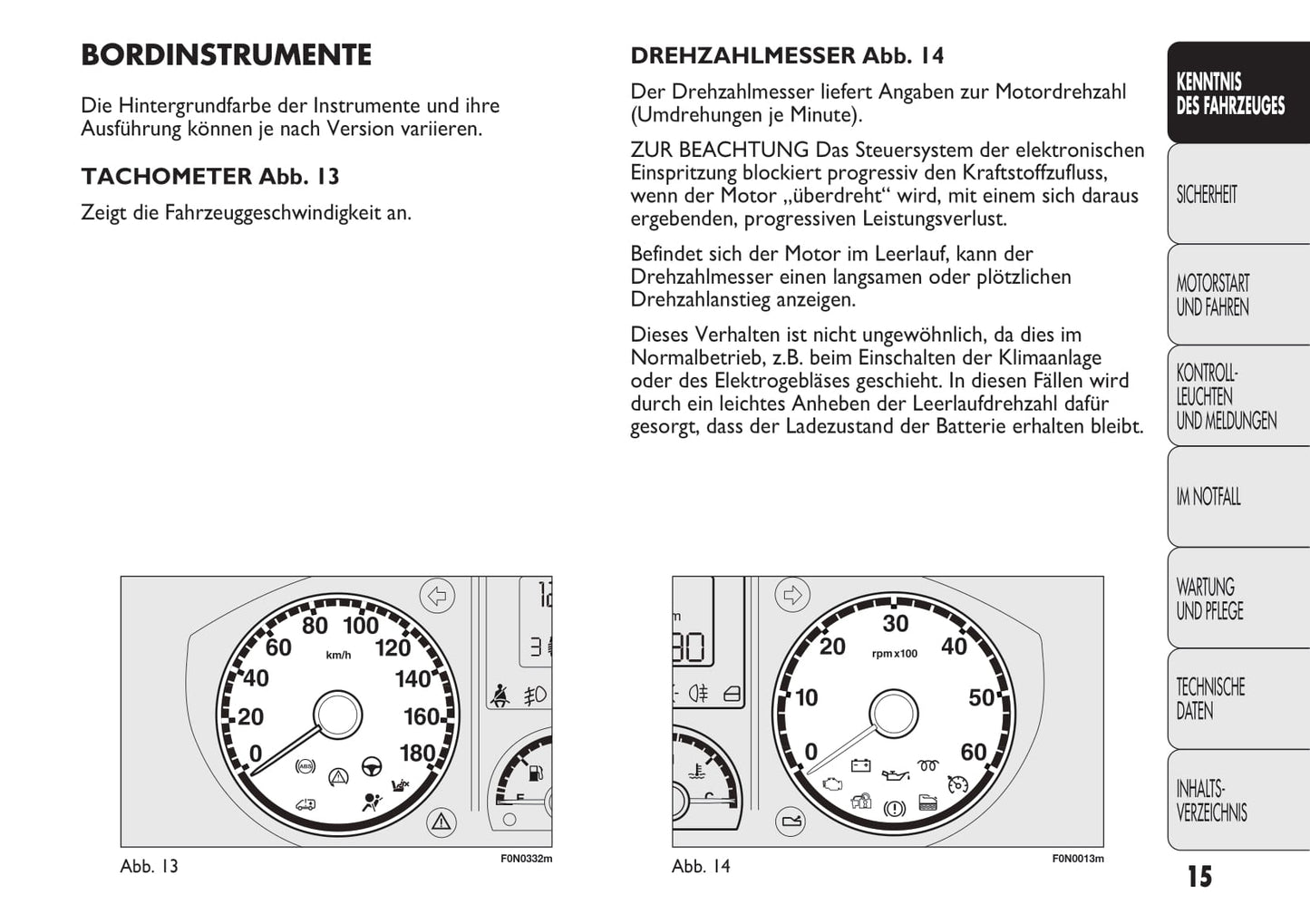 2013-2014 Fiat Ducato Euro 4 Owner's Manual | German